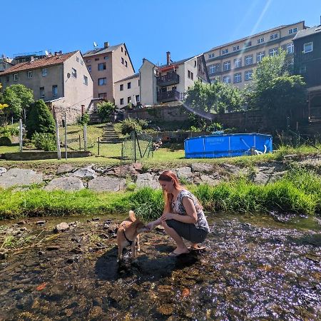 شقة زبنيتس  في Urlaubstraum Mit Pool, Terrasse & Fluss Im Garten - Ut المظهر الخارجي الصورة
